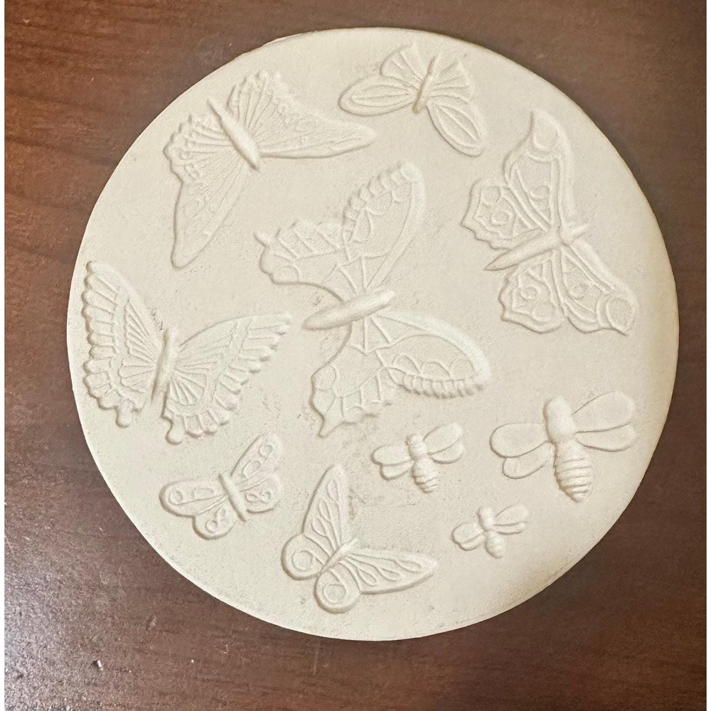 Vintage 1950's Duncan Bisque Mold EZ Press No. 9 Butterflies NEW - Picture 3 of 3